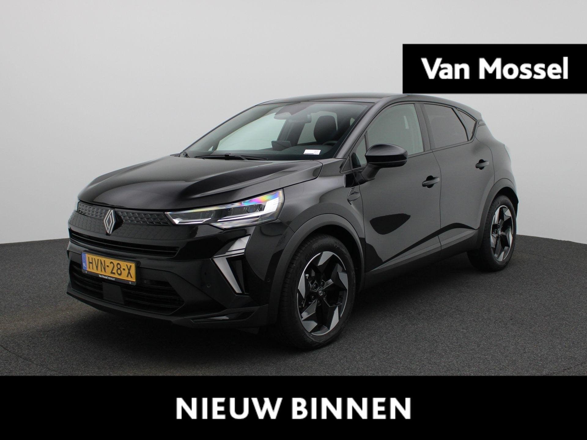 Renault Captur 1.6 E-Tech full hybrid 145 techno | Navigatie, Auto's, 1345 kg, Gebruikt, Zwart, Origineel Nederlands