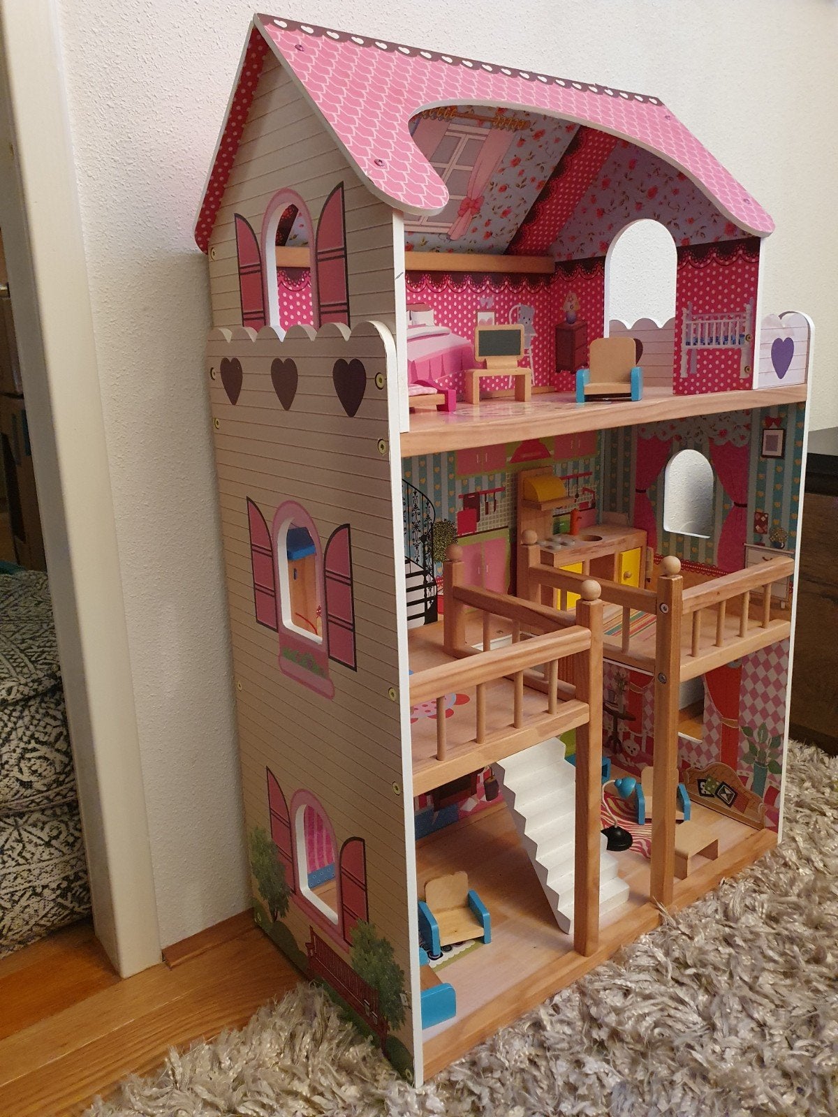 Poppenhuis met spulletjes, Ophalen, Poppenhuis