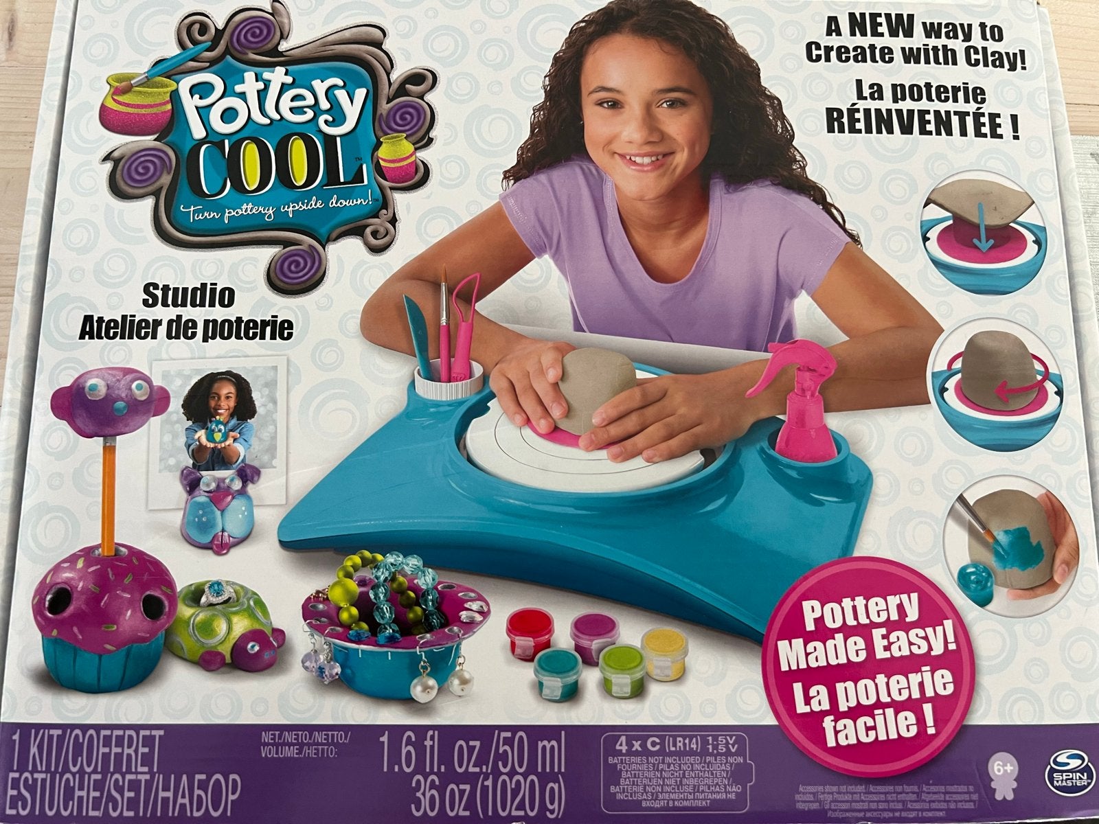 Pottery Cool Studio - Maak je eigen potten!, Hobby en Vrije tijd, Ophalen, Meerkleurig, Zo goed als nieuw, Educatief