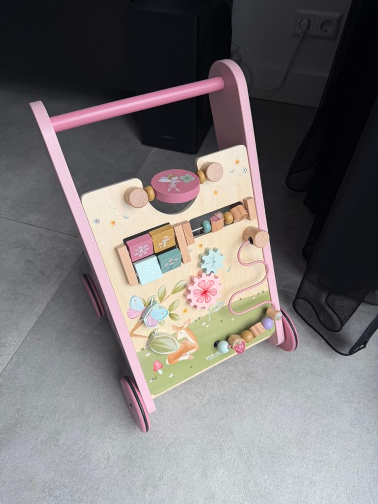 Babywalker roze little dutch, Ophalen of Verzenden, Zo goed als nieuw, Overige typen