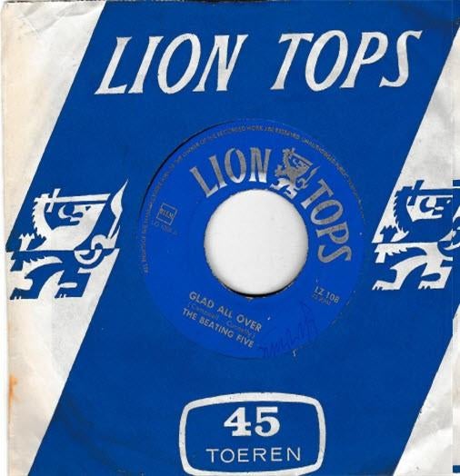 Lion Tops singles -zeldzaam- los aangeboden- zie lijst, Ophalen, Gebruikt, Pop