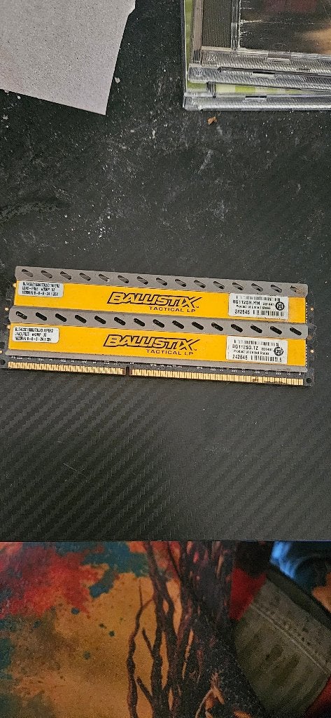 2 stuks  crucial ballistix  4gb 1600 hz 8-8-8-24, Gebruikt, 8 GB, DDR3, Desktop