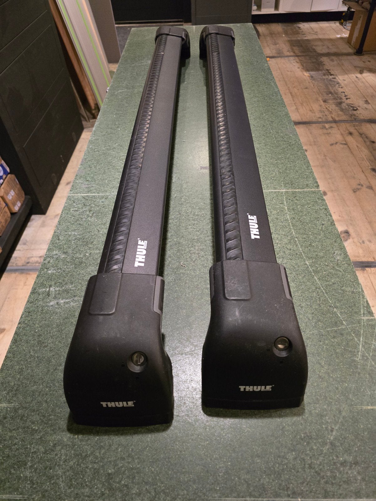 Thule dakdragers wingbar audi q7 4m, Auto diversen, Ophalen of Verzenden, Zo goed als nieuw
