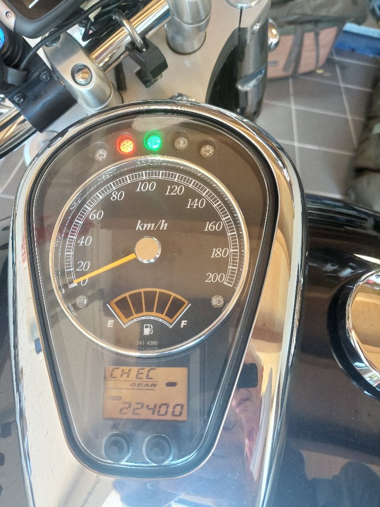 Motor intruder vl 800, Cardan-aandrijving, 2 cilinders, Gebruikt, Particulier