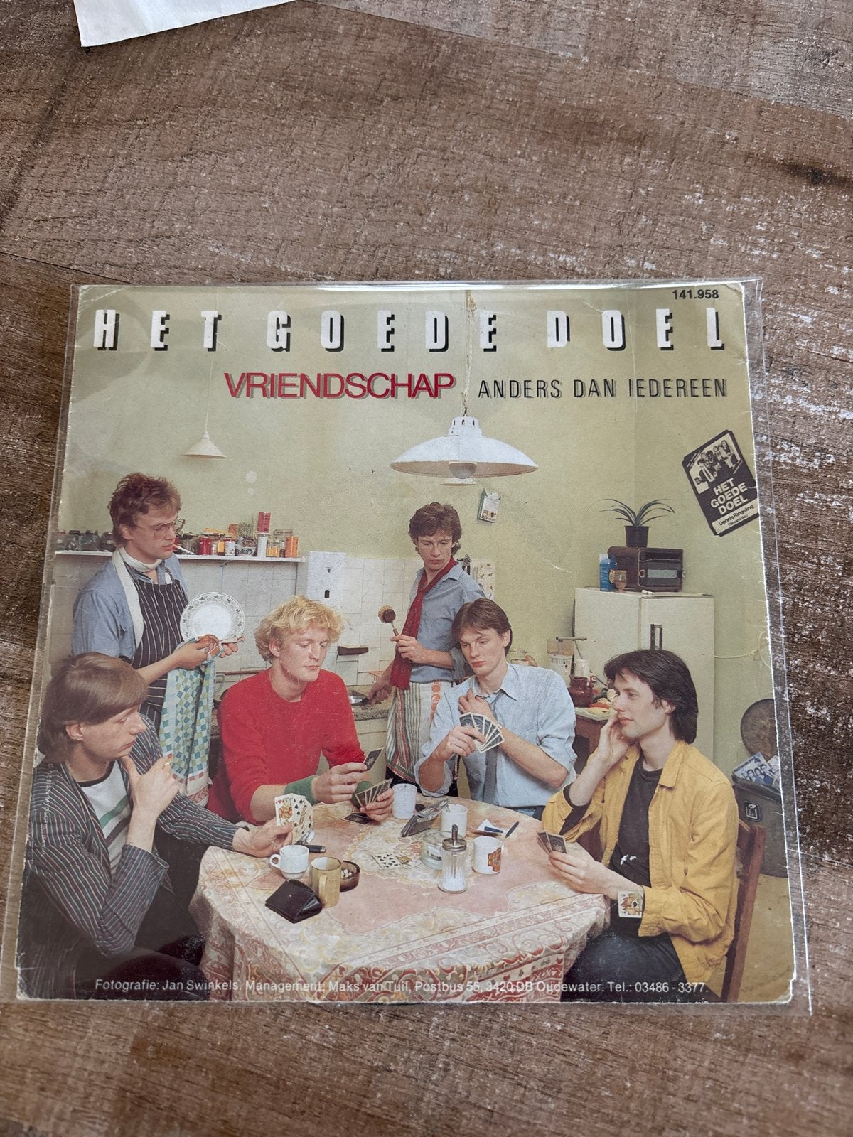 Het Goede Doel - Vriendschap / Anders Dan Iedereen Single, Gebruikt, 7 inch, Ophalen of Verzenden, EP
