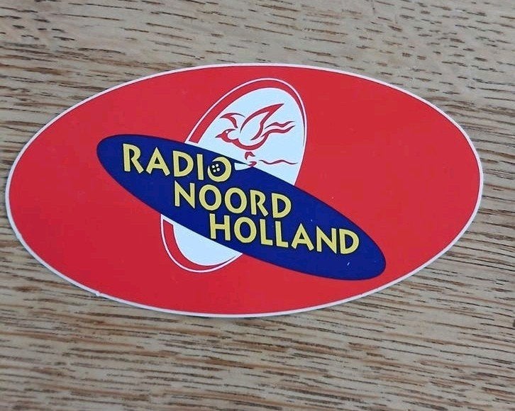 2 Stickers Radio Noord-Holland, Verzamelen, Ophalen of Verzenden, Zo goed als nieuw