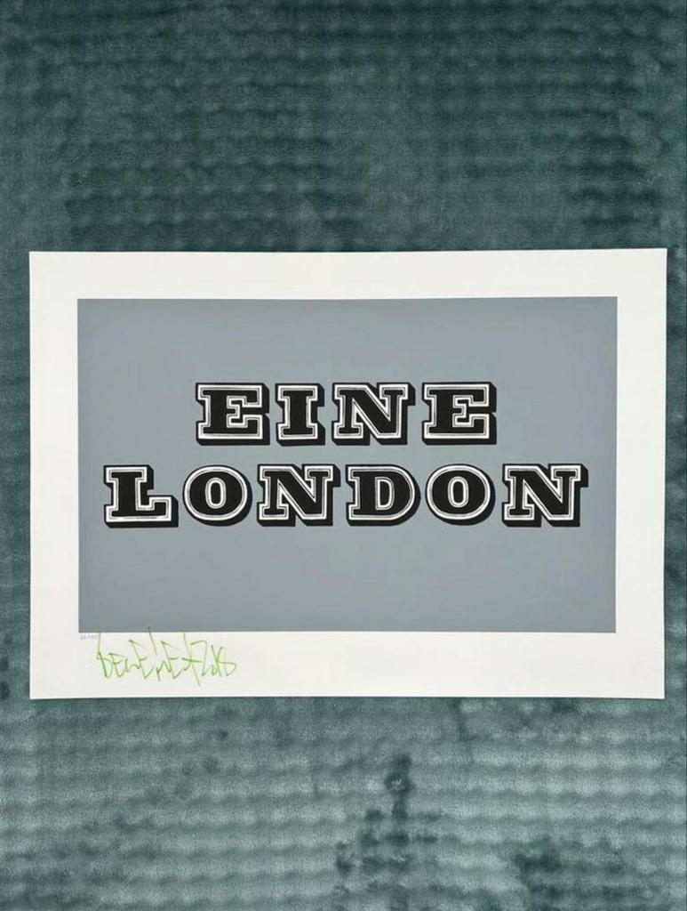Ben Eine street art print ‘Eine London’, Ophalen