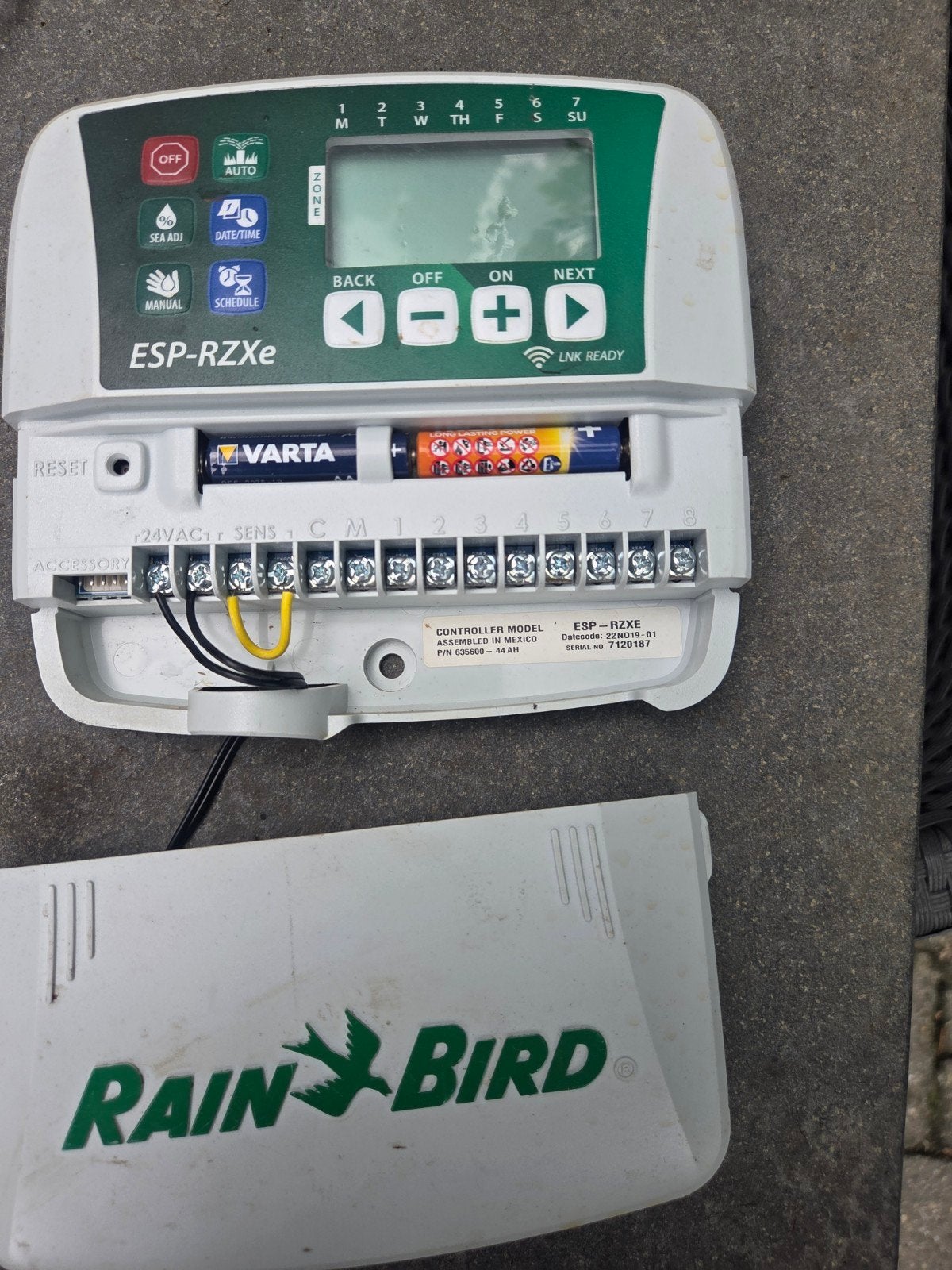 Rain Bird ESP-RZXe 8-zone sproeicomputer inclusief voeding, Ophalen of Verzenden, Zo goed als nieuw, Overige typen