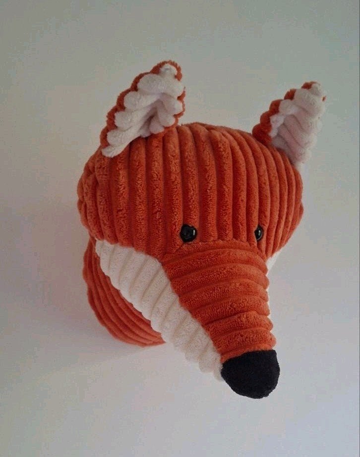 Jellycat vos muurkop, Oranje, Overige merken, Ophalen of Verzenden, Zo goed als nieuw