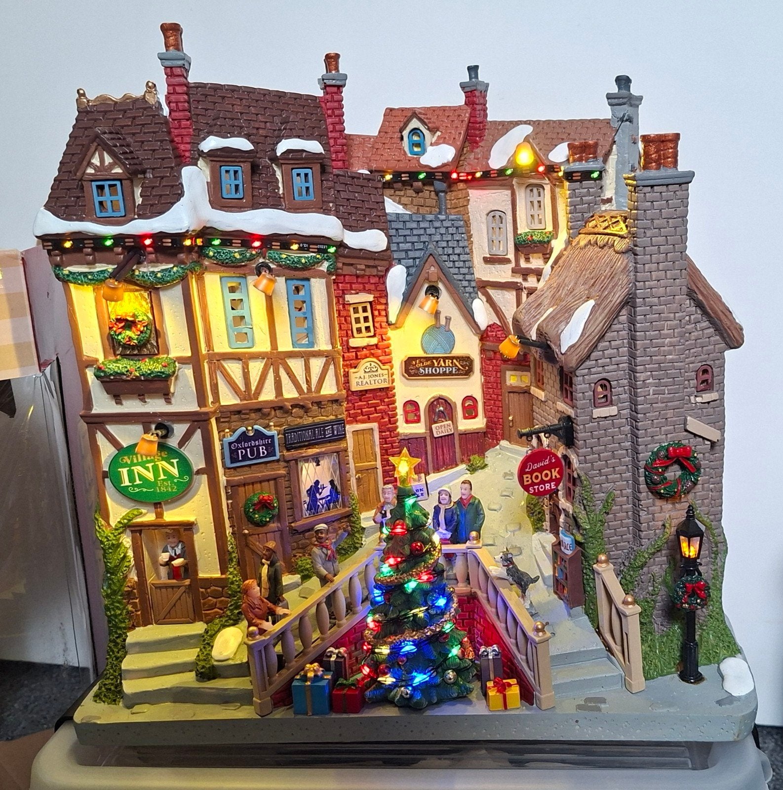 Lemax Oxfordshire Village, verlichte facade ( 45225), Ophalen of Verzenden