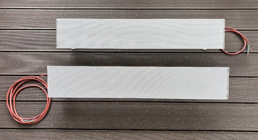 Heatstrip Elegance 1800 Watt elektrische heater, Tuin en Terras, Plafond, Gebruikt, Waterbestendig, Ophalen