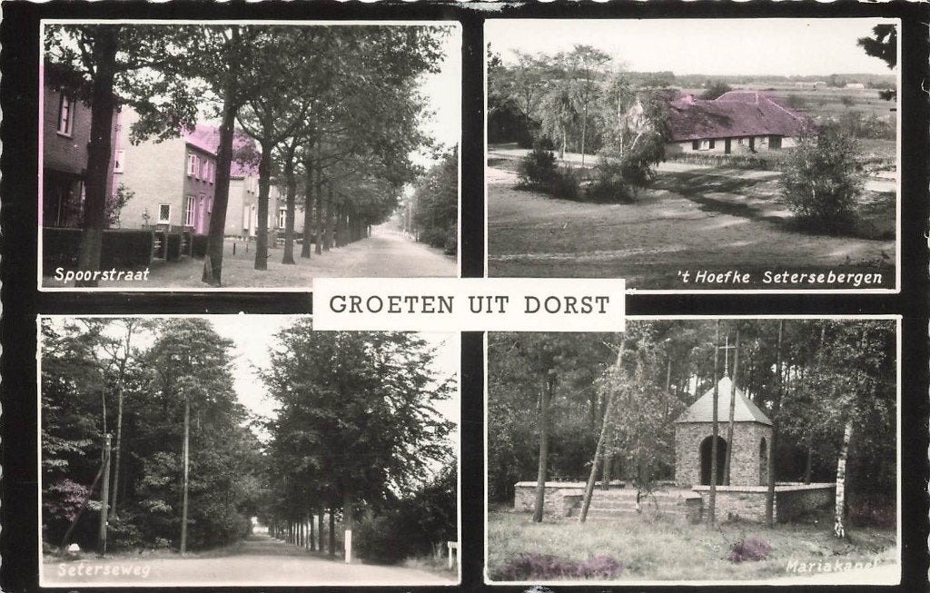 Groeten uit Dorst, Verzamelen, Ansichtkaarten | Nederland, Ophalen of Verzenden, 1960 tot 1980, Gelopen, Noord-Brabant