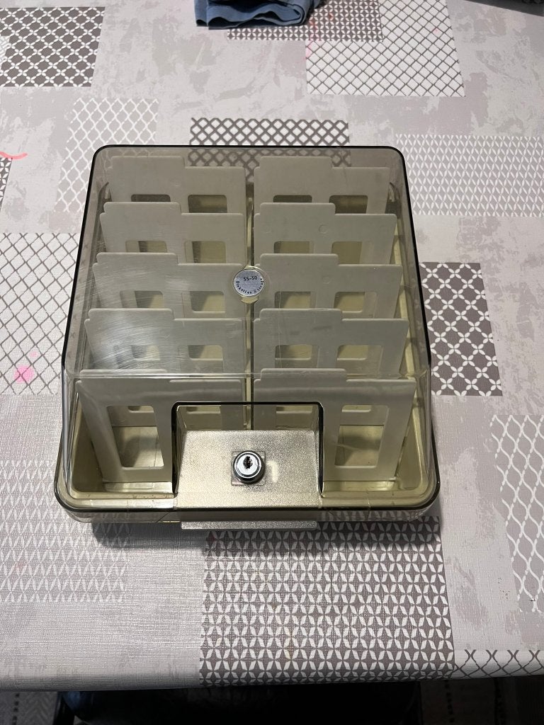 Vintage Diskettenhouder Box, Ophalen of Verzenden