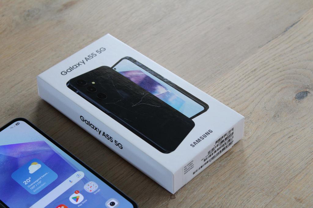 Samsung Galaxy A55 5G - 128GB - Dual Sim - Donkerblauw, Samsung, Gebruikt, Blauw, Touchscreen