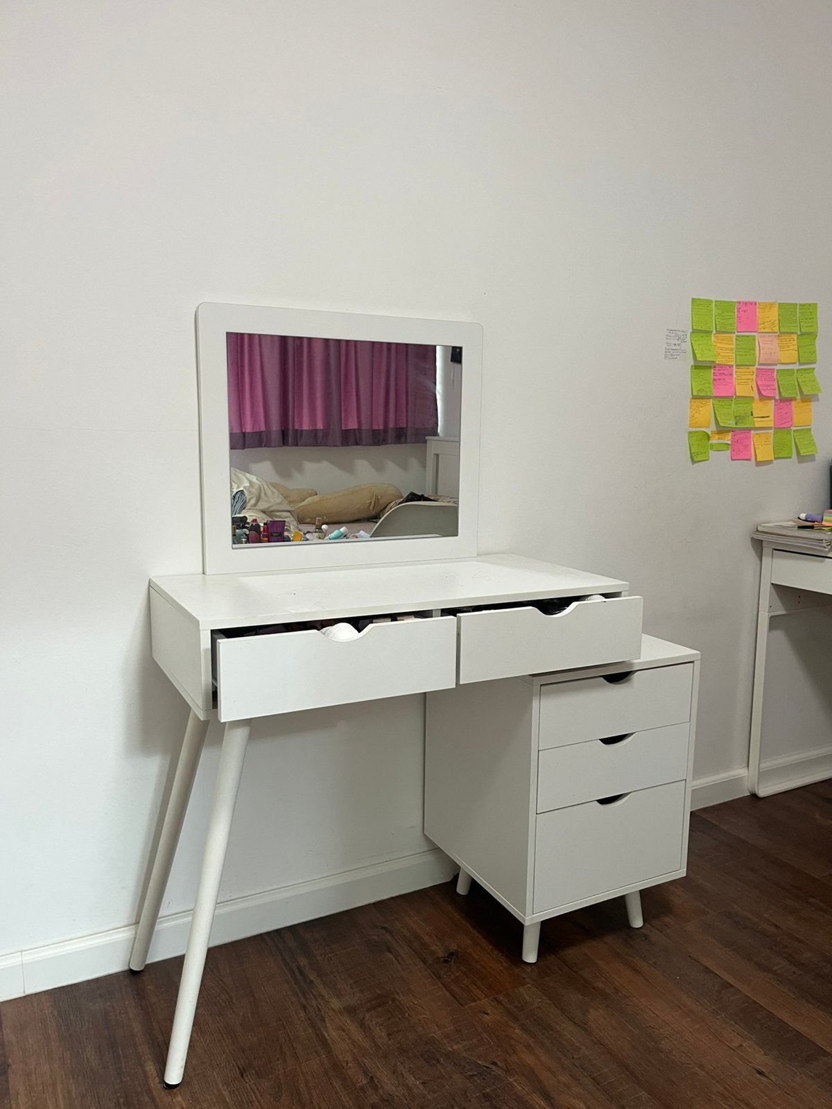 Dames kaptafel met spiegel, Ophalen, Gebruikt, 50 tot 100 cm, Minder dan 100 cm
