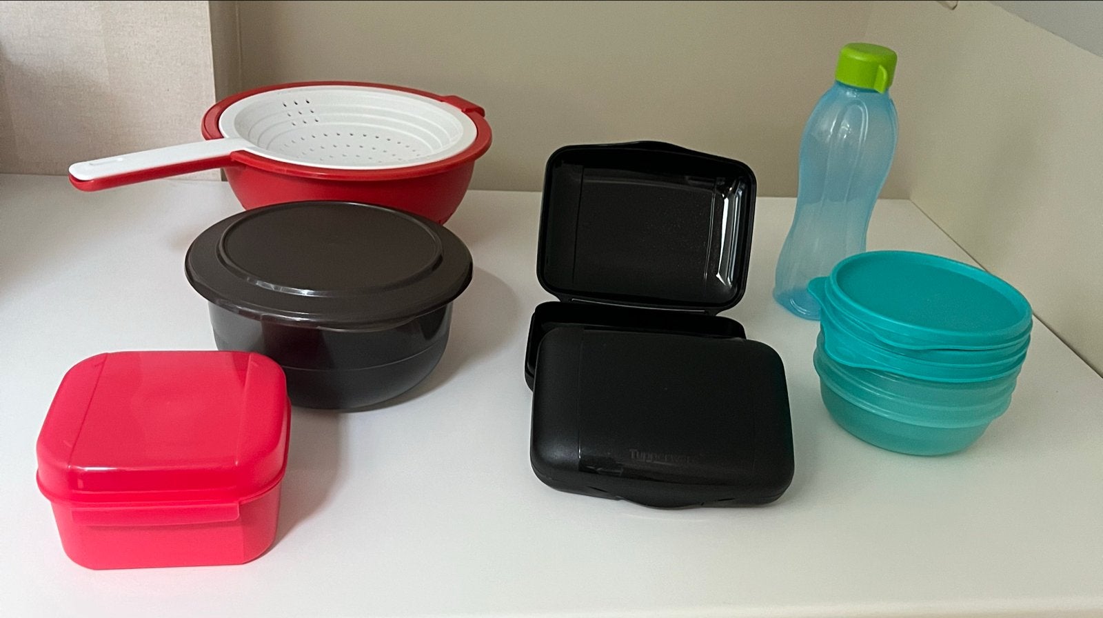 Diverse nieuwe Tupperware: kommen, bewaardozen en fles, Overige kleuren, Overige typen, Nieuw, Ophalen of Verzenden