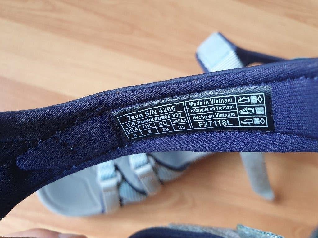 Teva W TIRRA Dames Sandalen, Blauw, Zo goed als nieuw, Teva, Sandalen of Muiltjes