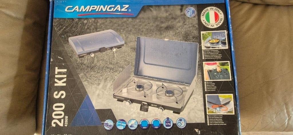 Campingaz 200 S Kit 2-pits gasfornuis met gasregelaar, Ophalen, Gebruikt
