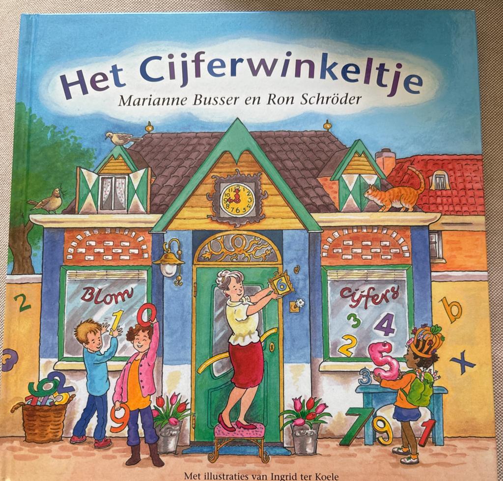 Het Cijferwinkeltje - Leerzaam kinderboek, Ophalen, Zo goed als nieuw, 3 tot 4 jaar