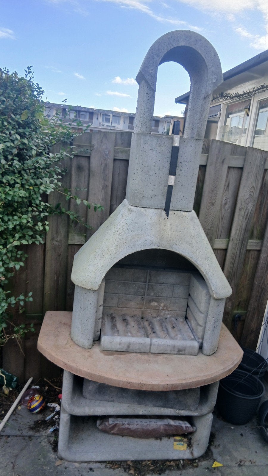 barbecue steen 1 x gebruikt, Ophalen, Zo goed als nieuw