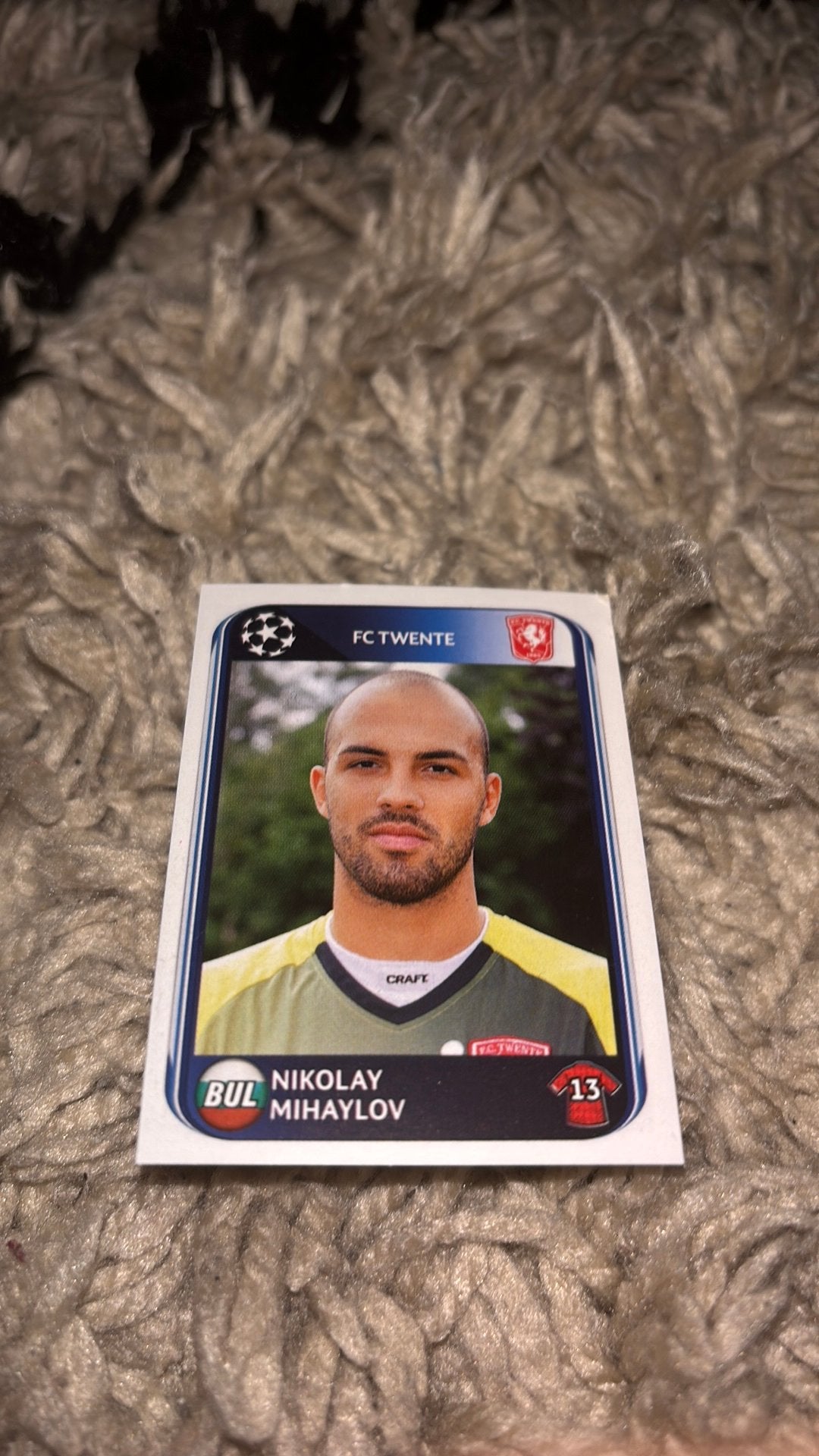 Panini voetbalplaatje 2010-2011 fc twente mihaylov, Ophalen of Verzenden, Zo goed als nieuw, F.C. Twente, Poster, Plaatje of Sticker