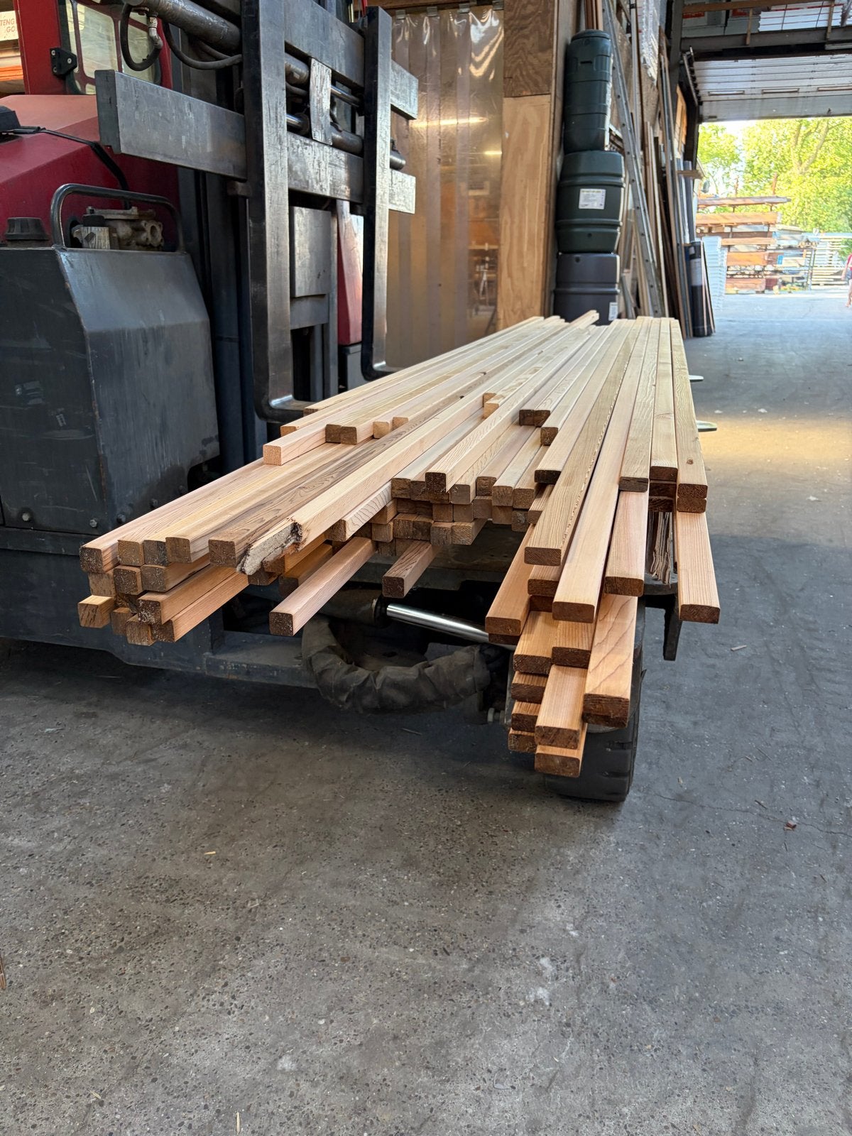 Western Red Cedar geschaafde latten 18x45 en 28x28mm 0,5m3, Ophalen, Minder dan 25 mm, Overige typen, Nieuw