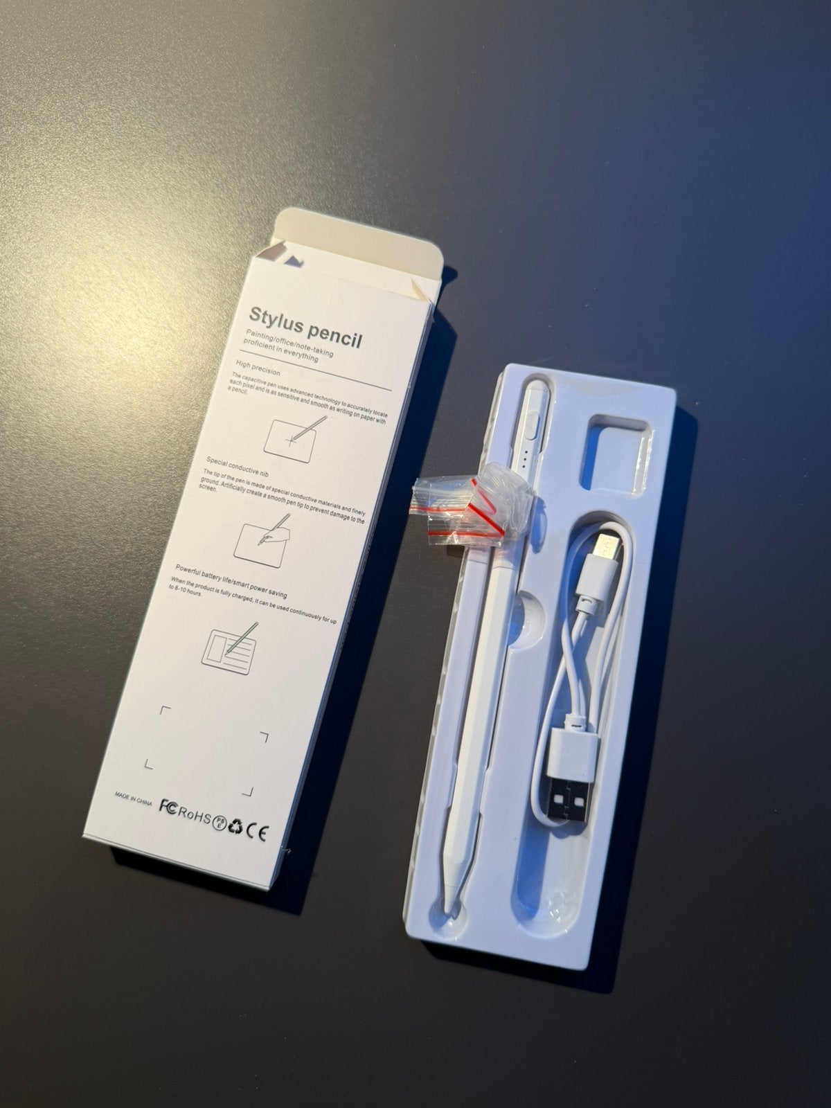 Stylus pen USB-C voor Apple iPad – nieuw 2018 tot heden, Computers en Software, Apple iPads, 10 inch, Apple iPad, Wit, Nieuw