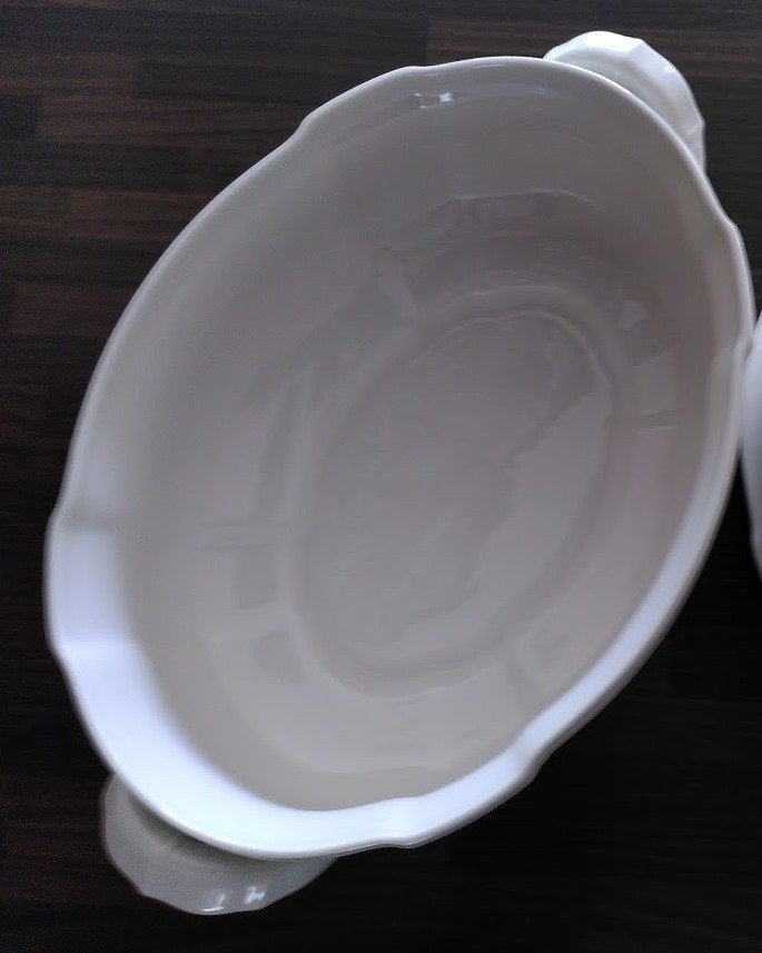 Ovale schaal - Villeroy & Boch - Manoir (vitro porcelein), Ophalen, Villeroy & Boch, Vintage, Porselein
