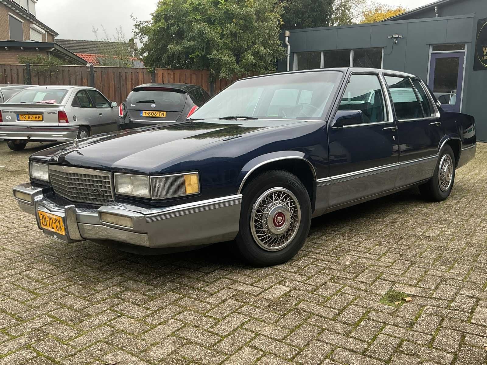 1990 Cadillac Sedan de Ville 4.5 V8 Personenauto, 454 kg, Gebruikt, Blauw, Bedrijf