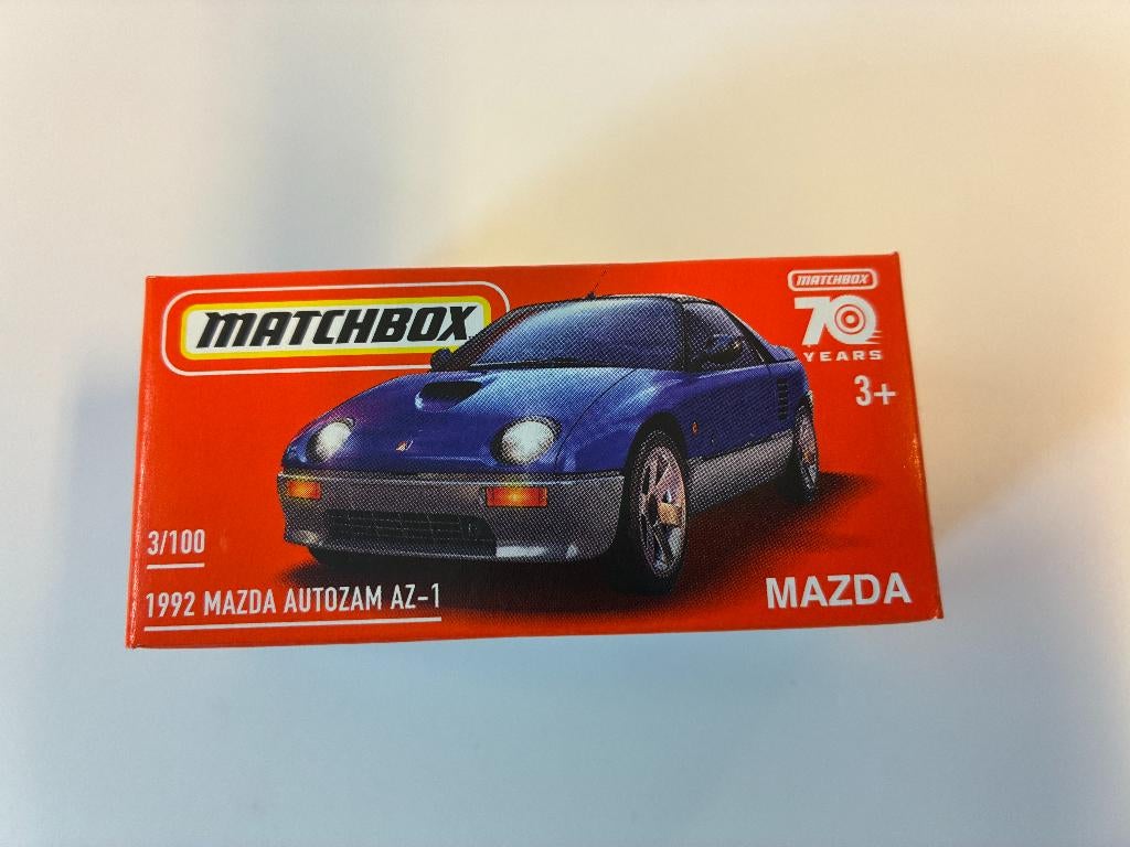 89837: Mazda Autozam AZ-1 - 1992 - Matchbox, Nieuw, Ophalen of Verzenden, Gondel 1, 1186MJ Amstelveen, Service.nl@mattel.com
