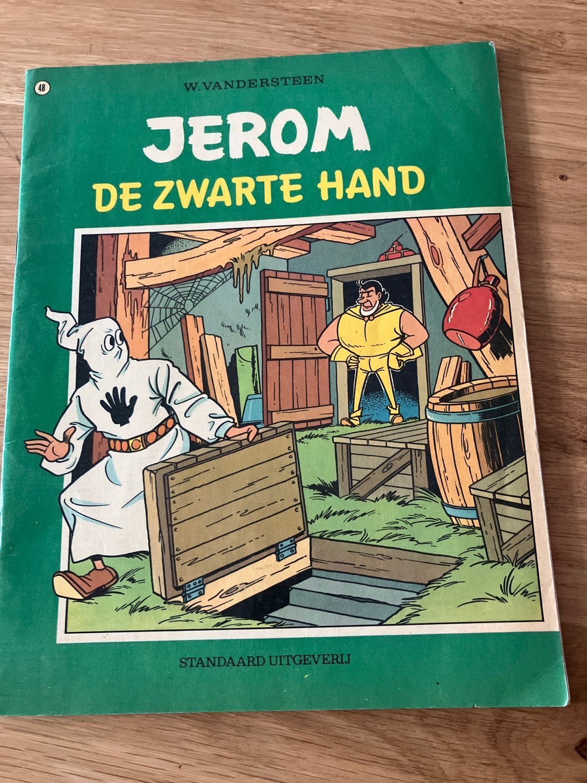 Jerom De Zwarte Hand - W. Vandersteen, Boeken, Stripboeken, Eén stripboek, Ophalen of Verzenden, Gelezen