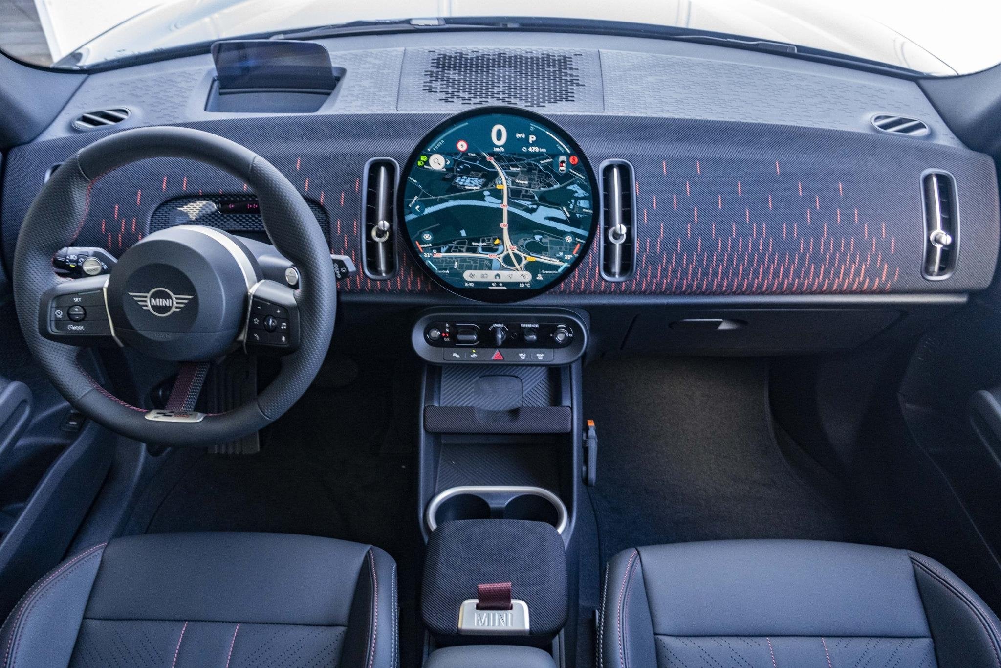 MINI Countryman C John Cooper Works Trim | Pakket XL, Leder en Stof, Bedrijf, Nieuw, 3 cilinders