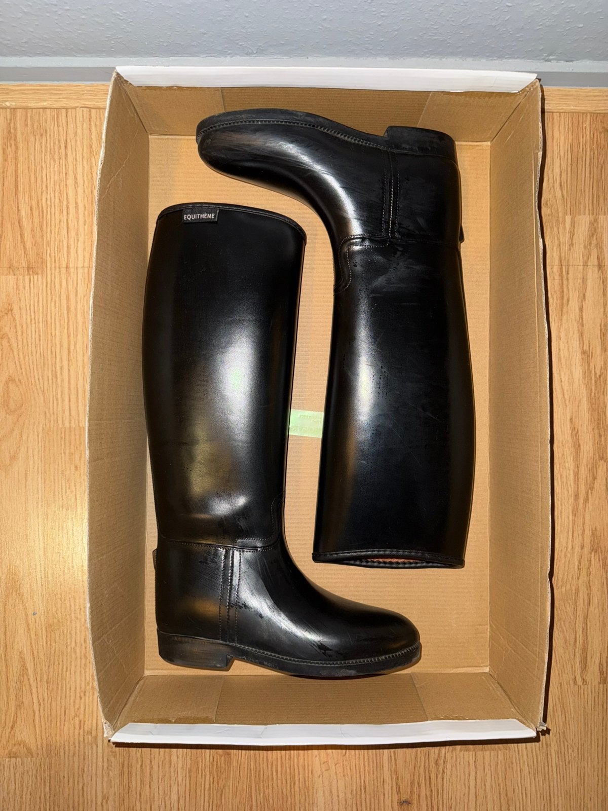 Equitheme laarzen, Dieren en Toebehoren, Ophalen, Zo goed als nieuw, Dressuur, Schoeisel