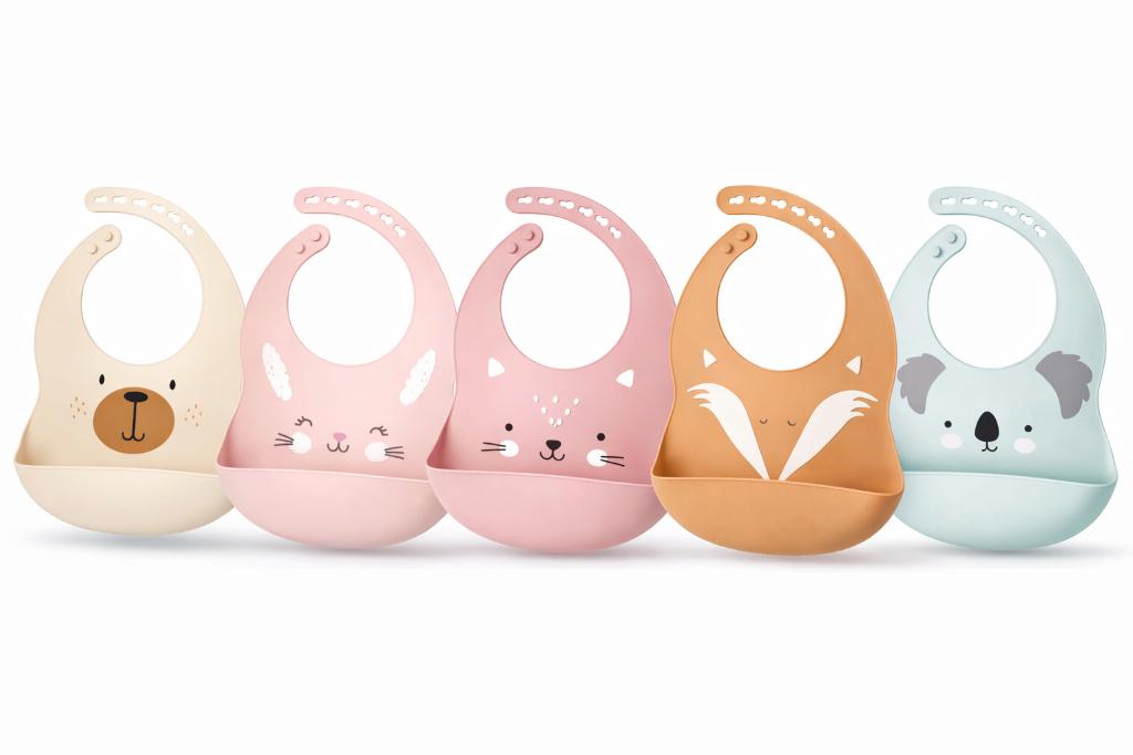 Siliconen slabbetjes dierenprint  zacht en easy clean 3 =25e, Kinderen en Baby's, Verzenden, Overige typen, Nieuw, Info@mail.digitalsale.nl