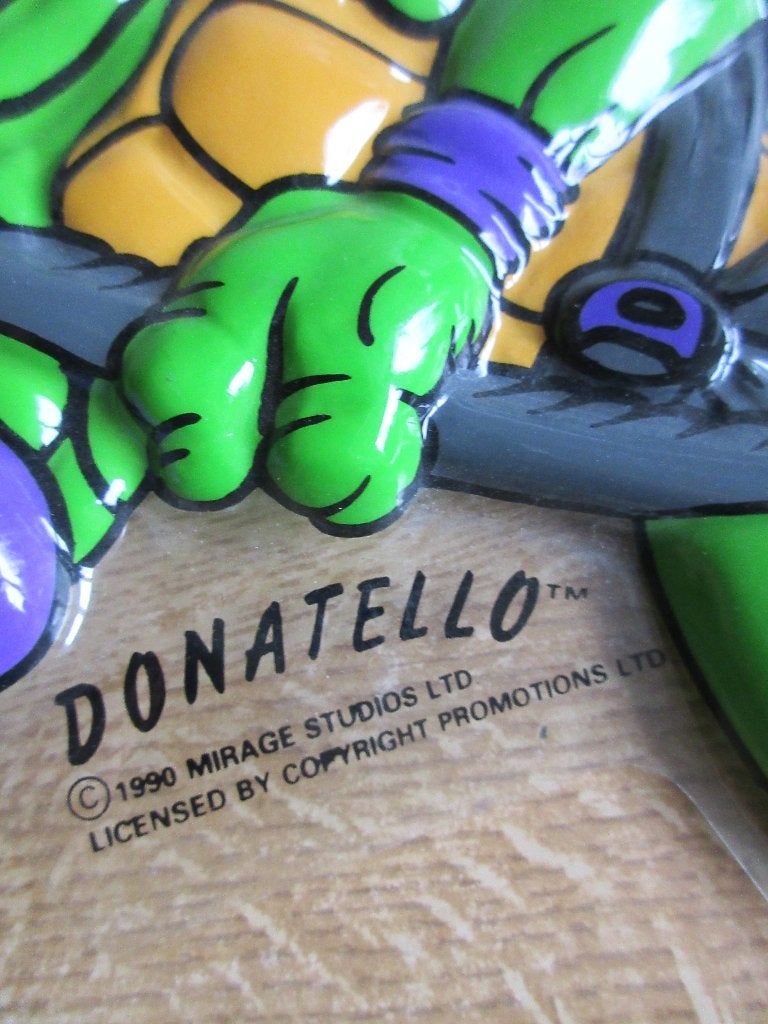 Donatello 3D Bubble Teenage Mutant Hero Turtles 1990 TMNT, Ophalen of Verzenden, Overige figuren, Zo goed als nieuw, Beeldje of Figuurtje