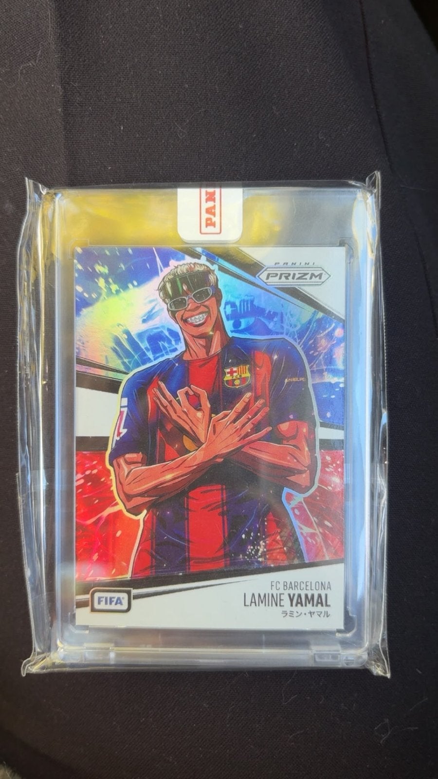 Lamine Yamal FC Barcelona Custom Card FIFA Soccer, Ophalen of Verzenden, Zo goed als nieuw, Buitenlandse clubs, Spelerskaart