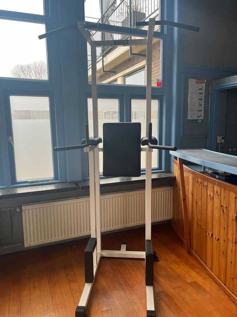 Technogym isotonic dip/ pull up, Ophalen, Zo goed als nieuw, Oprekstang