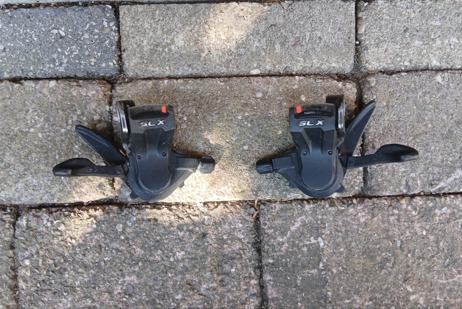 Shimano SLX Shifters 8-speed en 3-speed, Gebruikt, Kunststof, Ophalen of Verzenden, Derailleur of Ketting