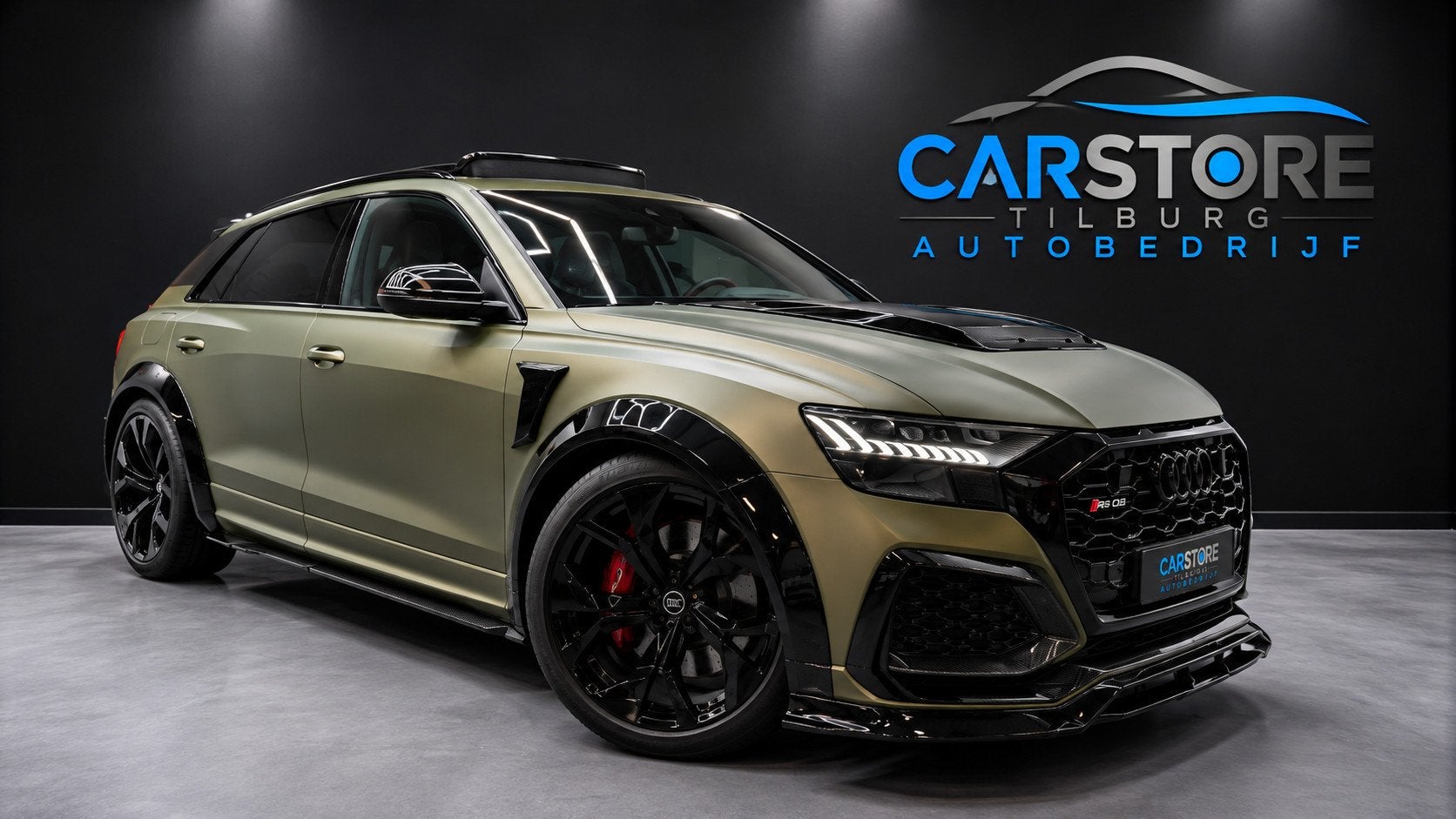 Audi RSQ8 4.0 TFSI RS quattro PRIOR DEGISN WIDEBODY 750PK, Auto's, Dealer onderhouden, Stof, Gebruikt, 600 pk