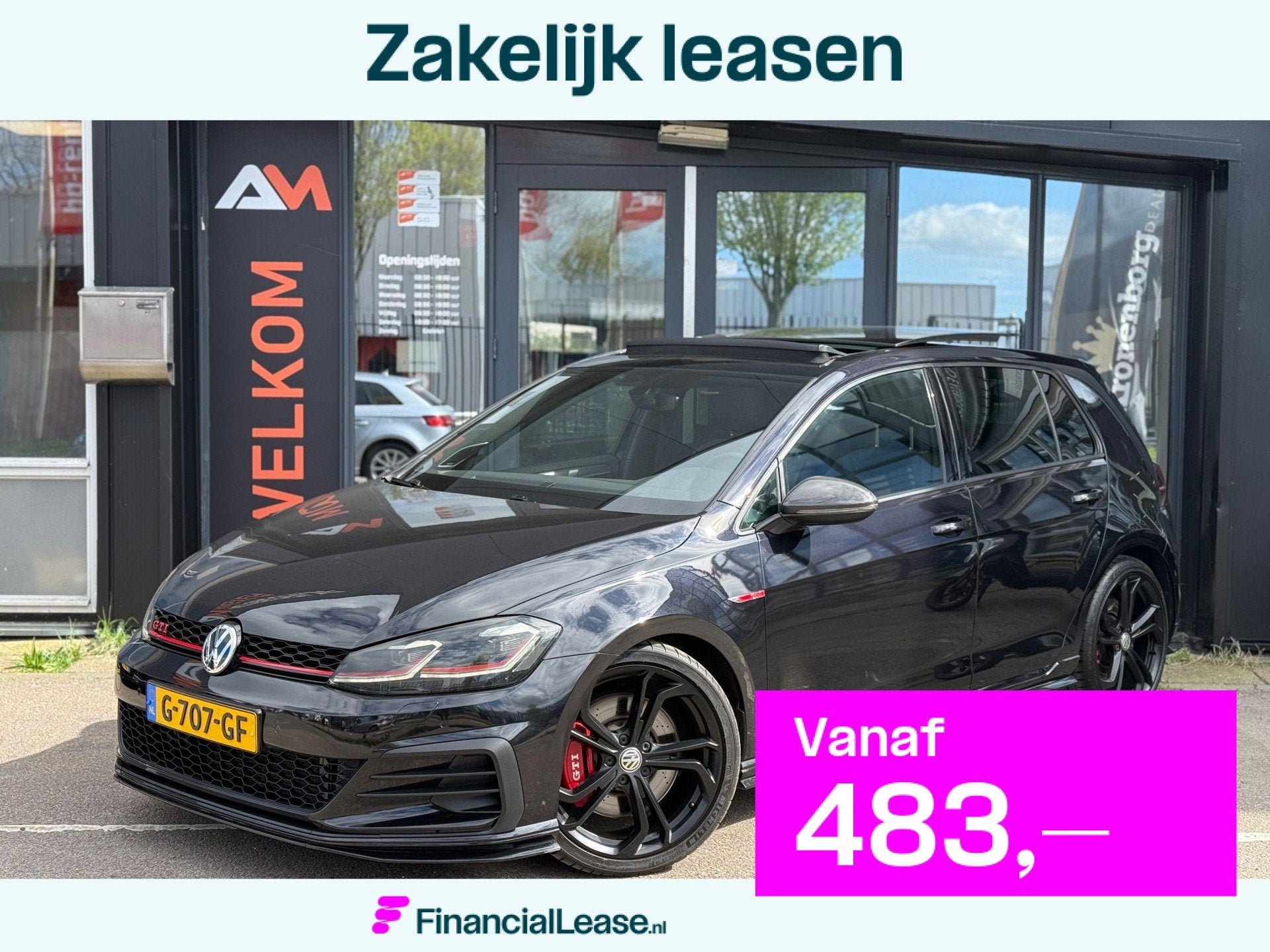 Volkswagen Golf 2.0 TSI GTI TCR | Pano | ACC | Camera | Carp, 1330 kg, 15 km/l, Gebruikt, Euro 6
