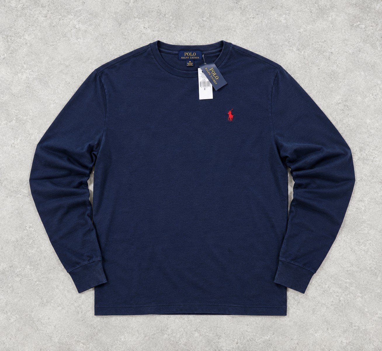 Polo Ralph Lauren Longsleeve T-shirt - Maat M - Navy, Nieuw, Ophalen of Verzenden, Polo Ralph Lauren, Maat 48/50 (M)