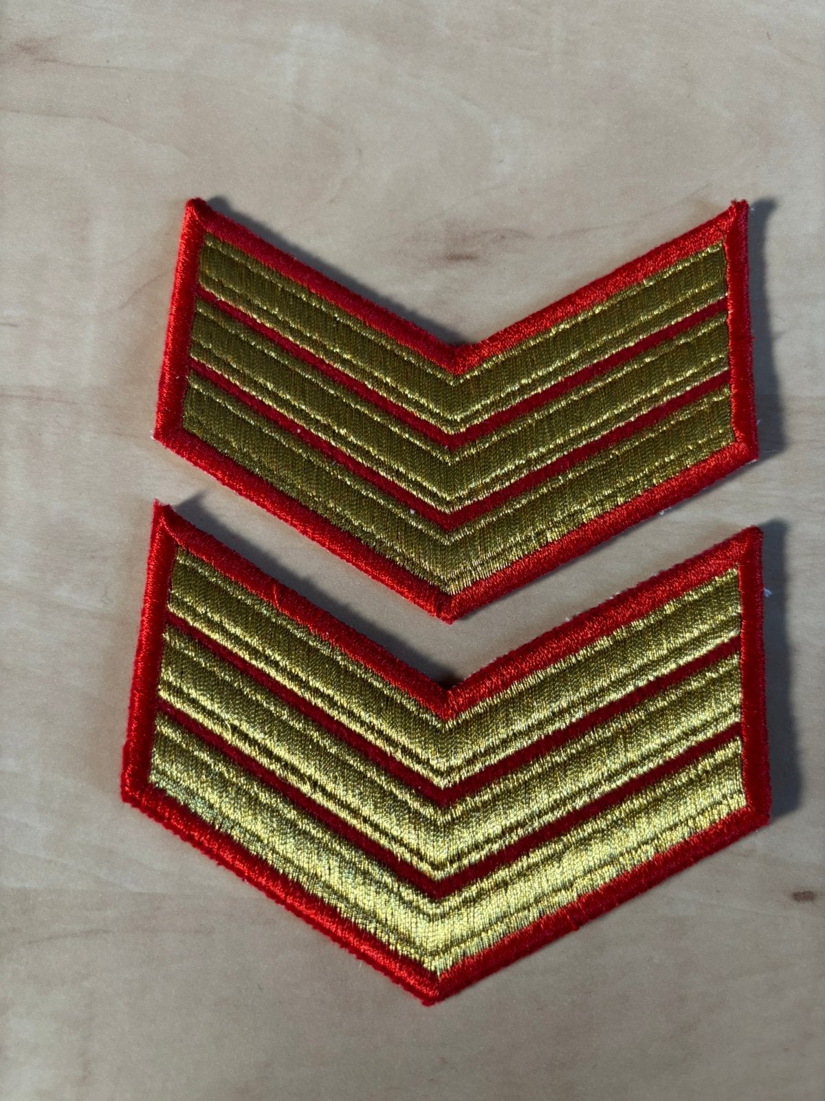 Set rangen sergeant mariniers voor DT, Verzenden, Marine, Nederland, Embleem of Badge
