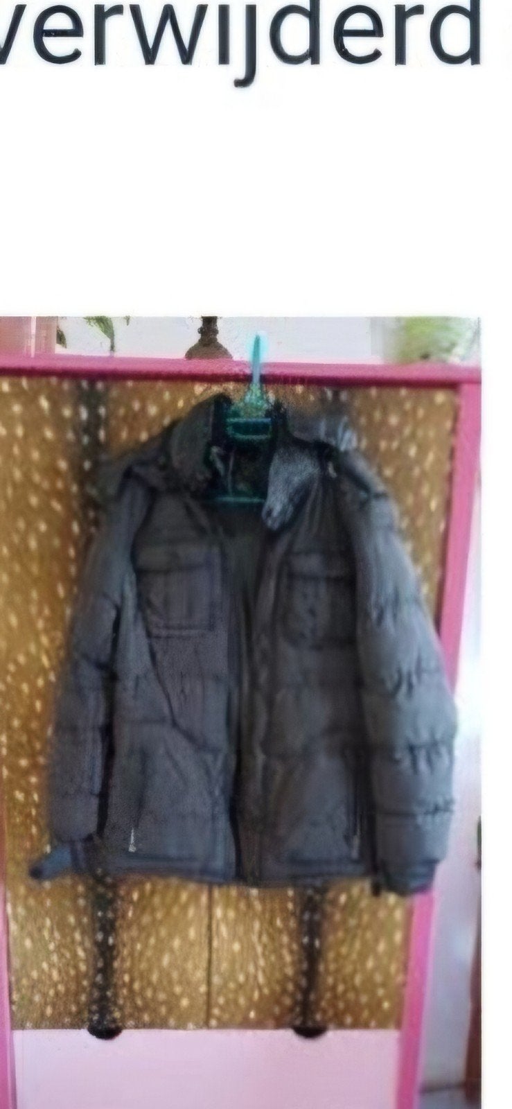Heren winterjas GOV, Ophalen, Maat 56/58 (XL), Zwart