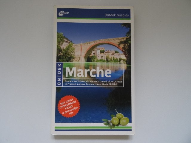 Marche; anwb Ontdek reisgids , met de landkaart, Europa, Nieuw, Ophalen of Verzenden, Reisgids of -boek