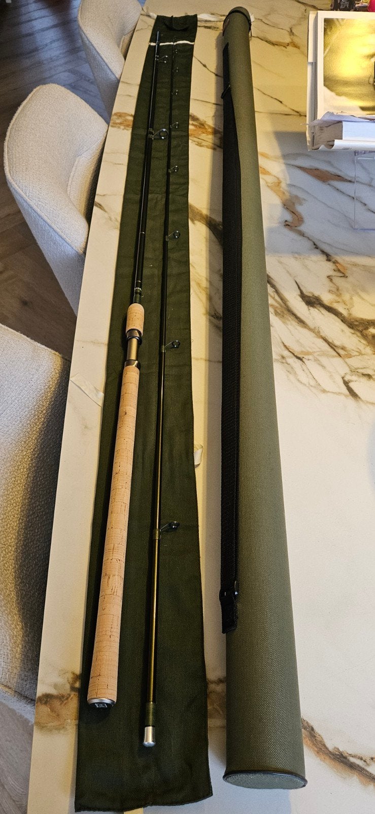 Hardy Marksman Specialist Avon 11ft, Ophalen, Zo goed als nieuw, Werphengel