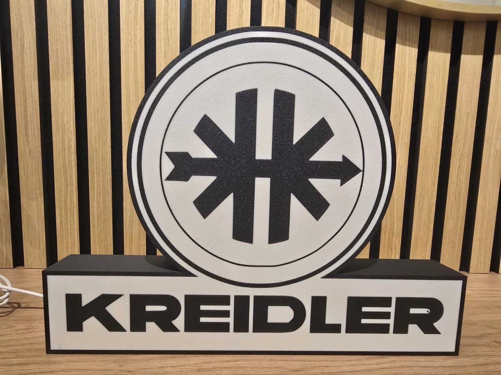 Kreidler LED lamp - Uniek decoratiestuk, Ophalen of Verzenden, Nieuw, Lichtbak of (neon) lamp