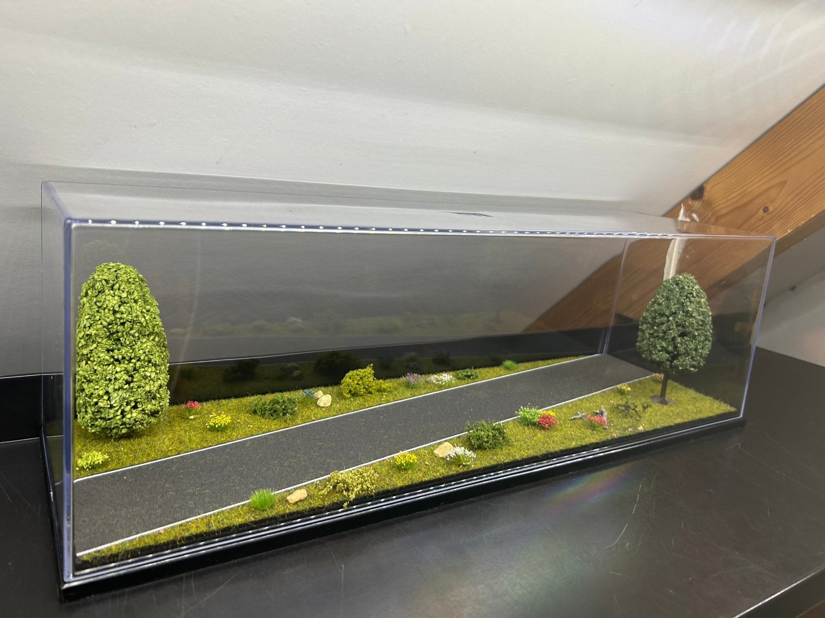 Stolp vitrine met diorama, Ophalen of Verzenden, Nieuw, Overige typen, Overige merken
