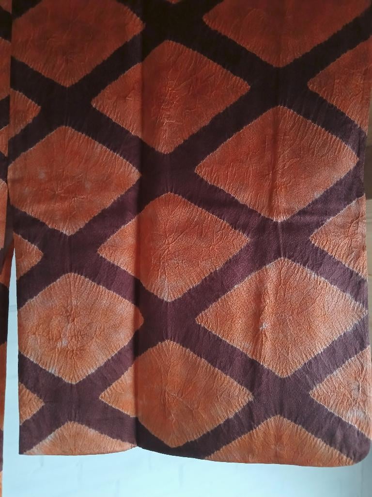 Traditionele Japanse Kimono haori jasje orange paas, Ophalen of Verzenden