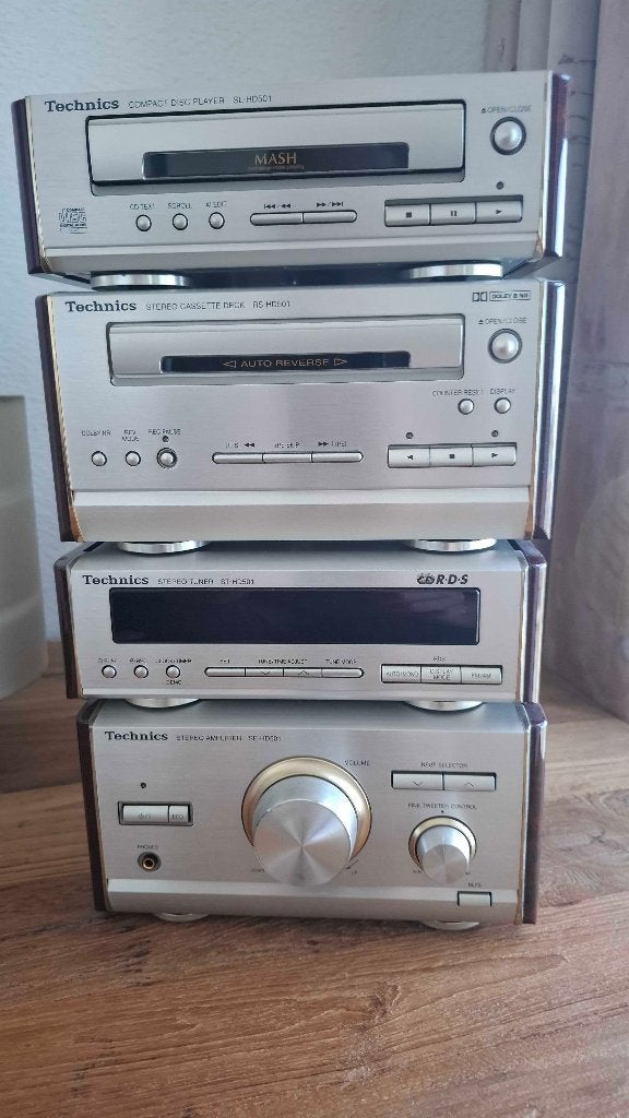 Technics Stereo set model HD301, Overige systemen, Zo goed als nieuw, Minder dan 40 watt, Overige spelers