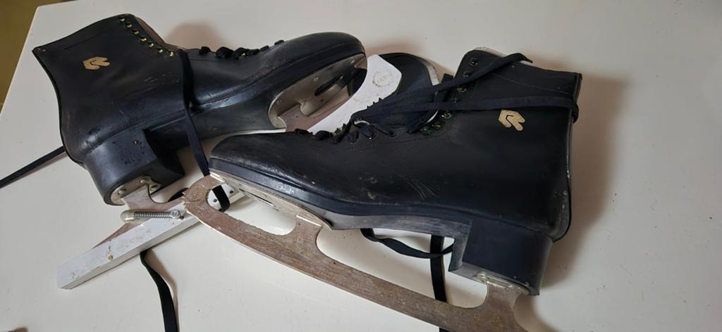 Heren schaatsen, maat 45 - Degelijke kwaliteit, Ophalen, Gebruikt, Kunstschaatsen, Overige merken